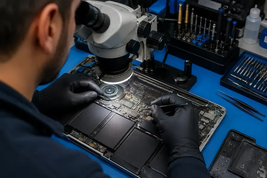 Microsoldadura Apple